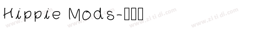 Hippie Mods字体转换